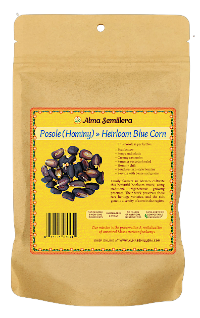 Heirloom Posole/Hominy - Blue